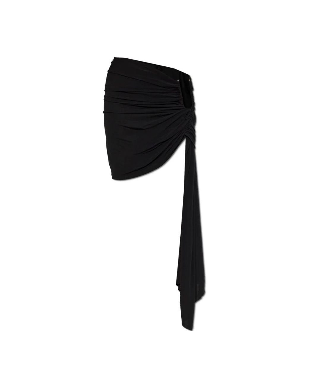 Christopher Esber Arced Palm Micro Skirt in het Black