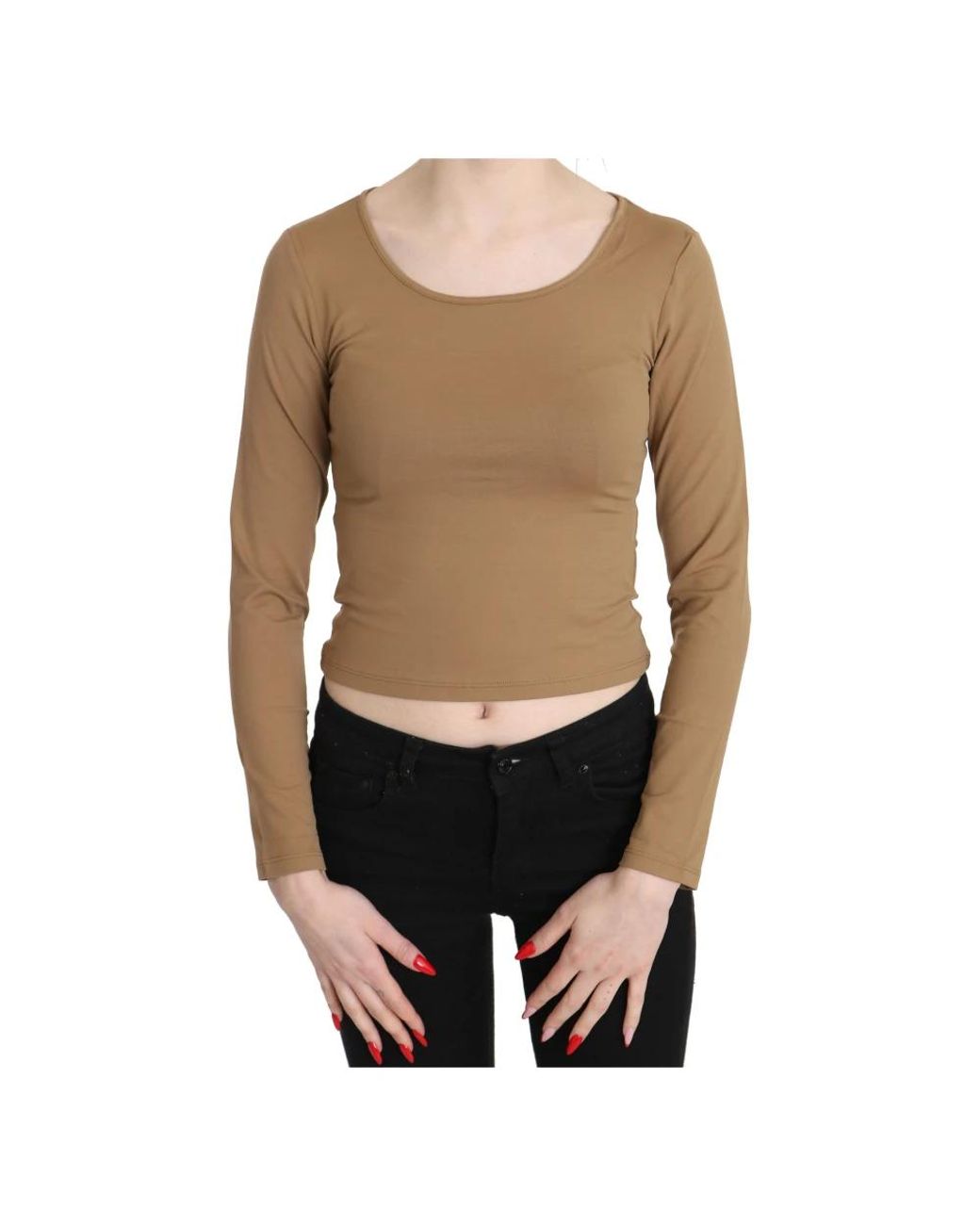 Gianfranco Ferré Black Long Sleeve T-Shirts