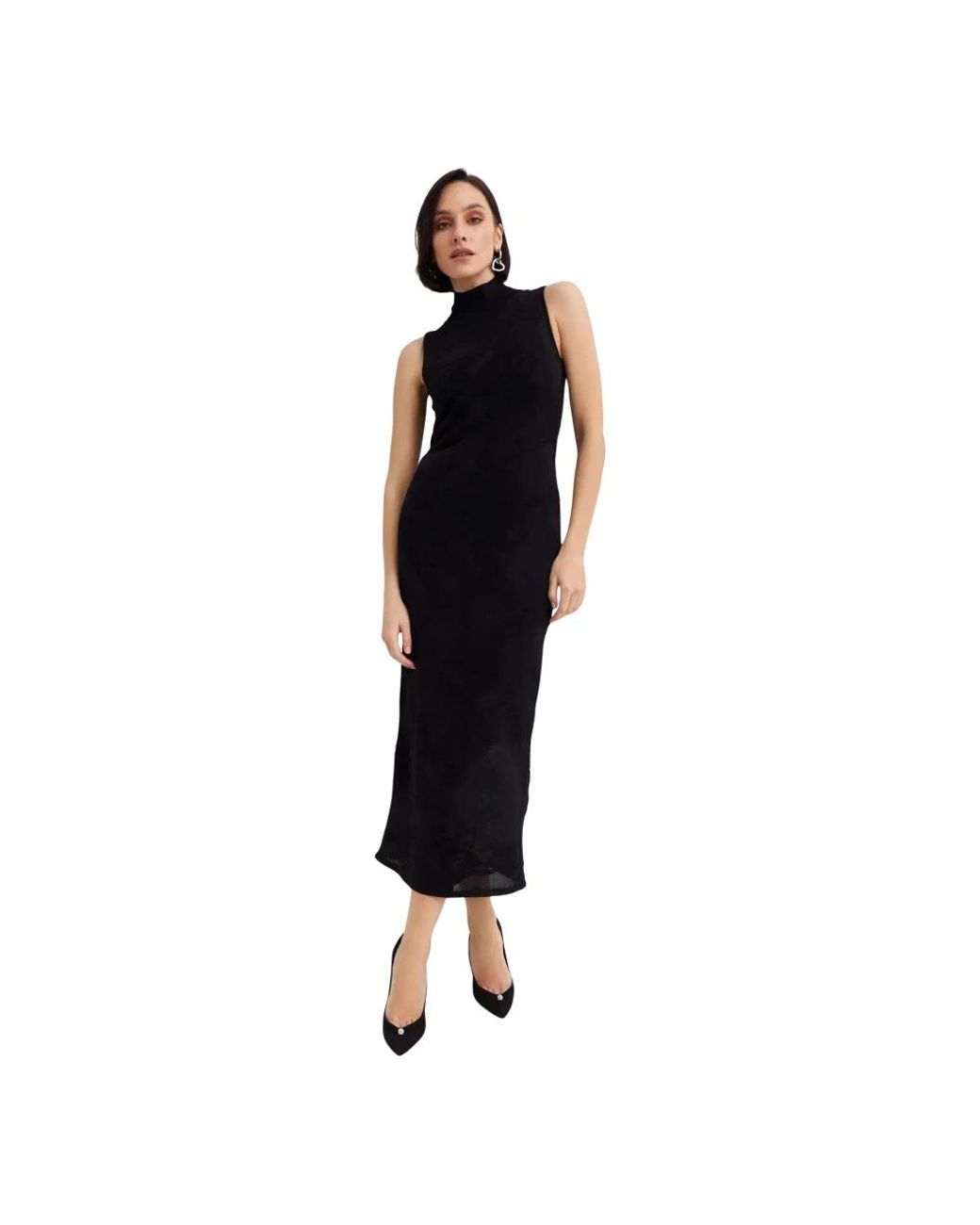 Hervé Léger Black Midi Dresses