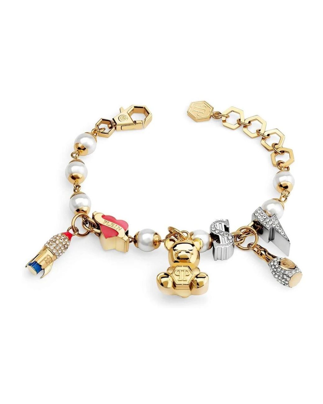 Bracelets di Philipp Plein in Metallic