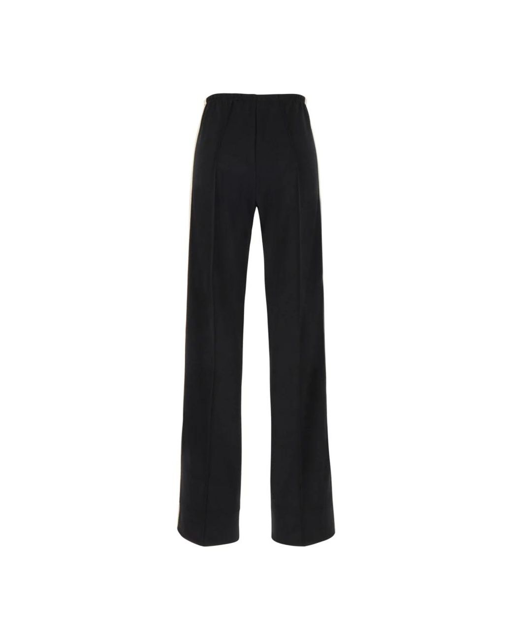Palm Angels Black Wide Trousers