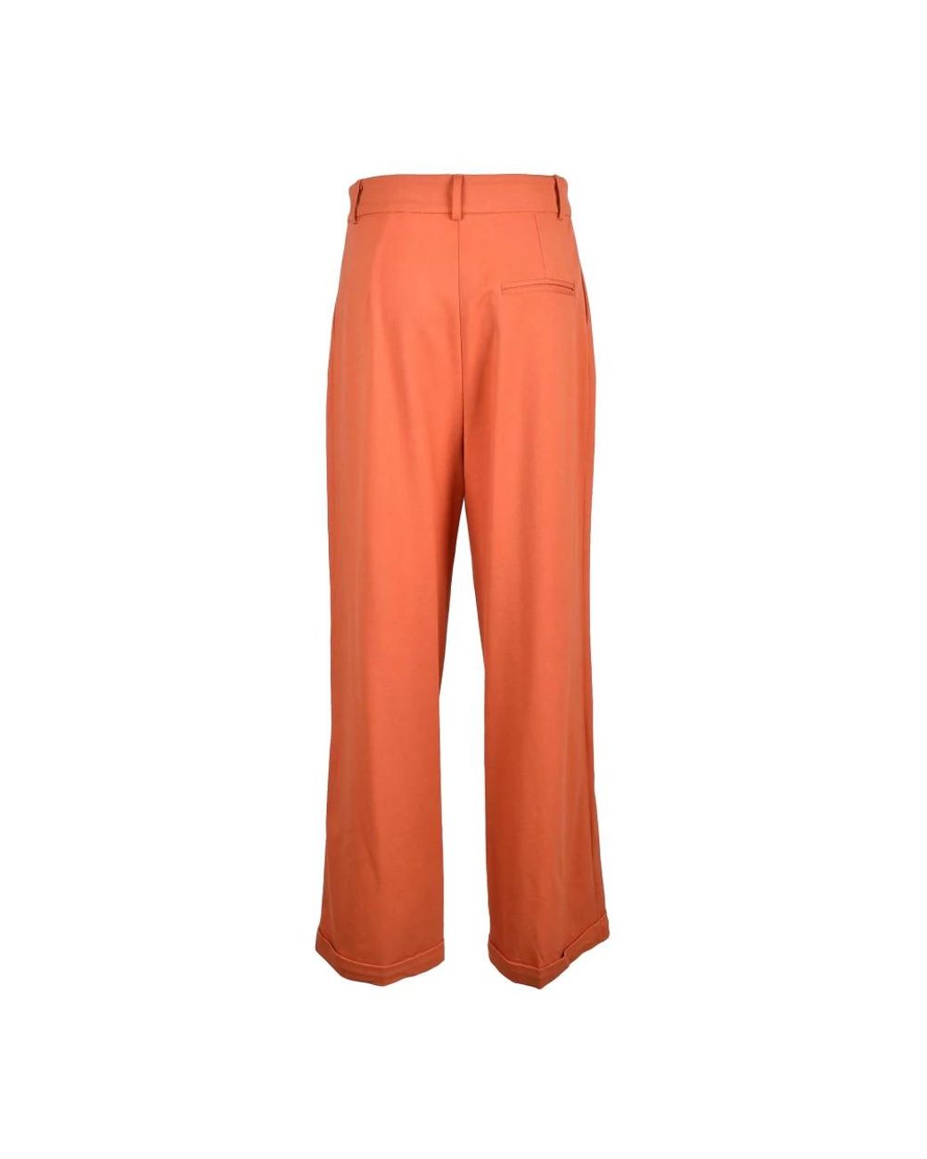 WEILI ZHENG Orange Wide Trousers