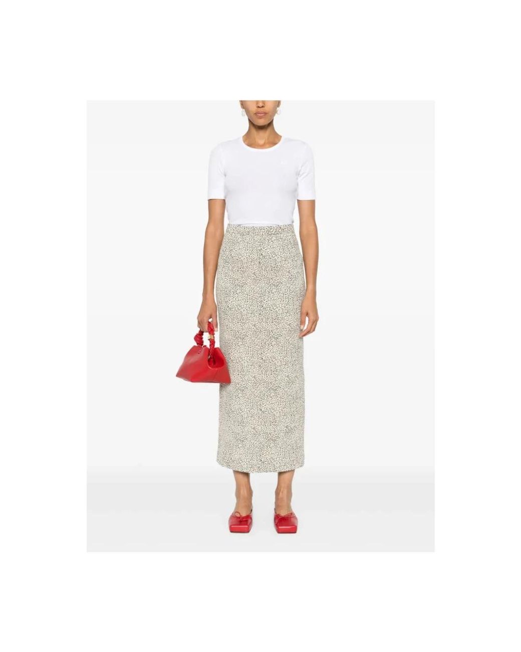 Ganni White T-Shirts