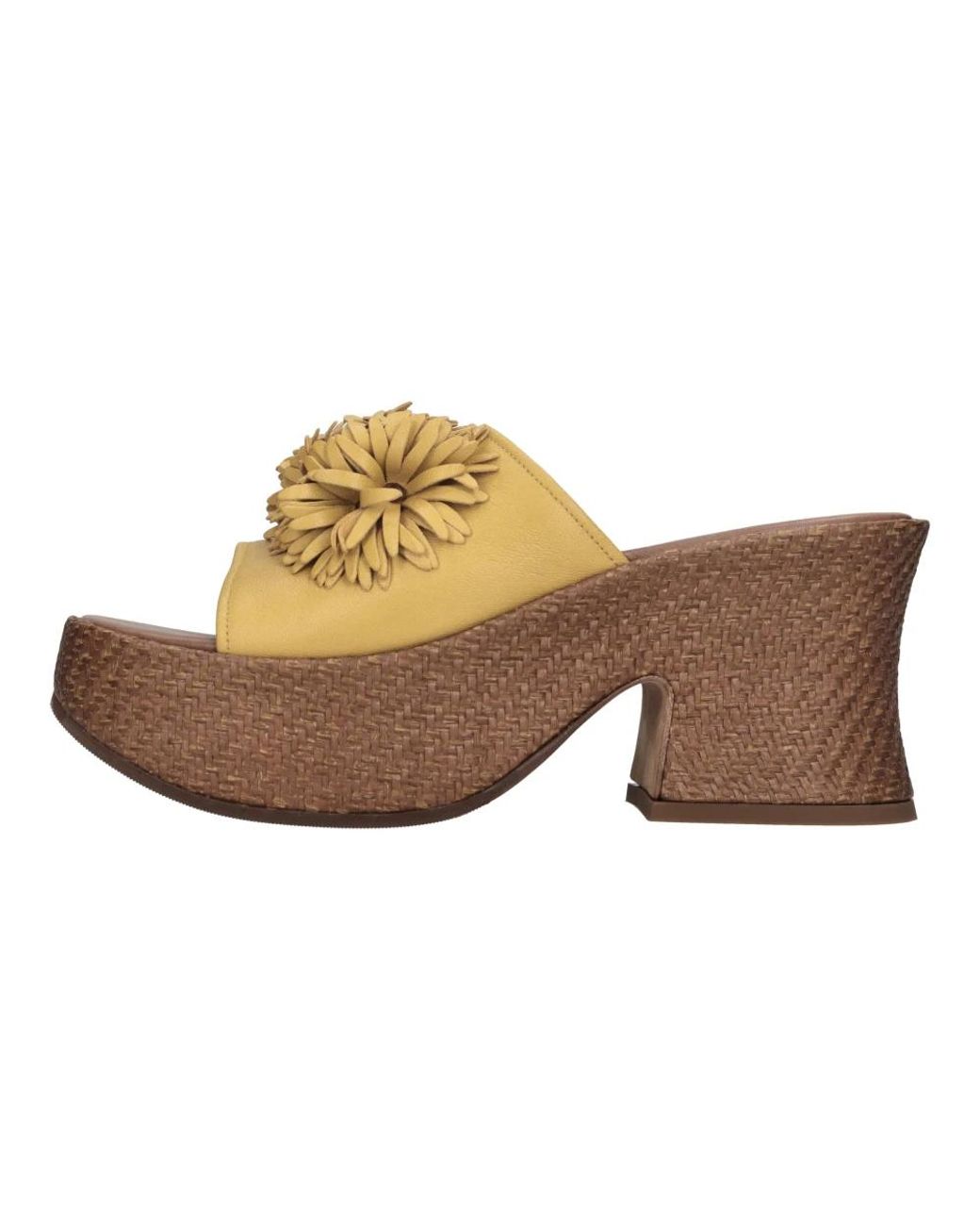 Chie Mihara Brown Heeled Mules