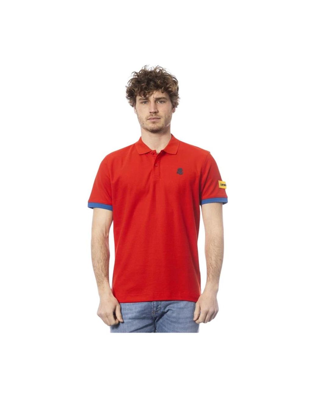 INVICTA WATCH Red Polo Shirts for men