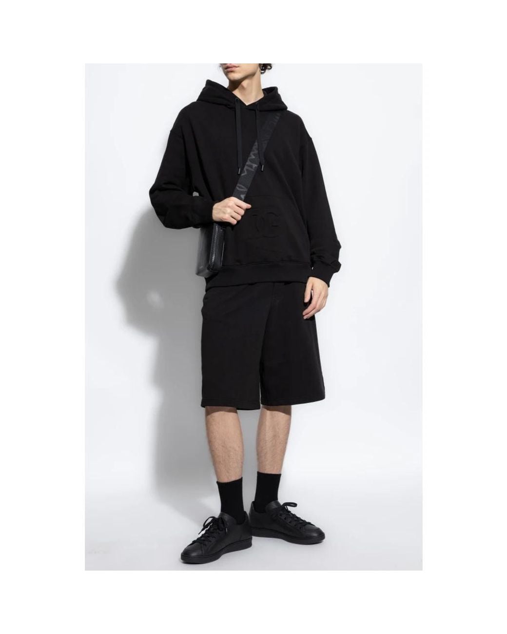 Dolce & Gabbana Black Hoodies for men