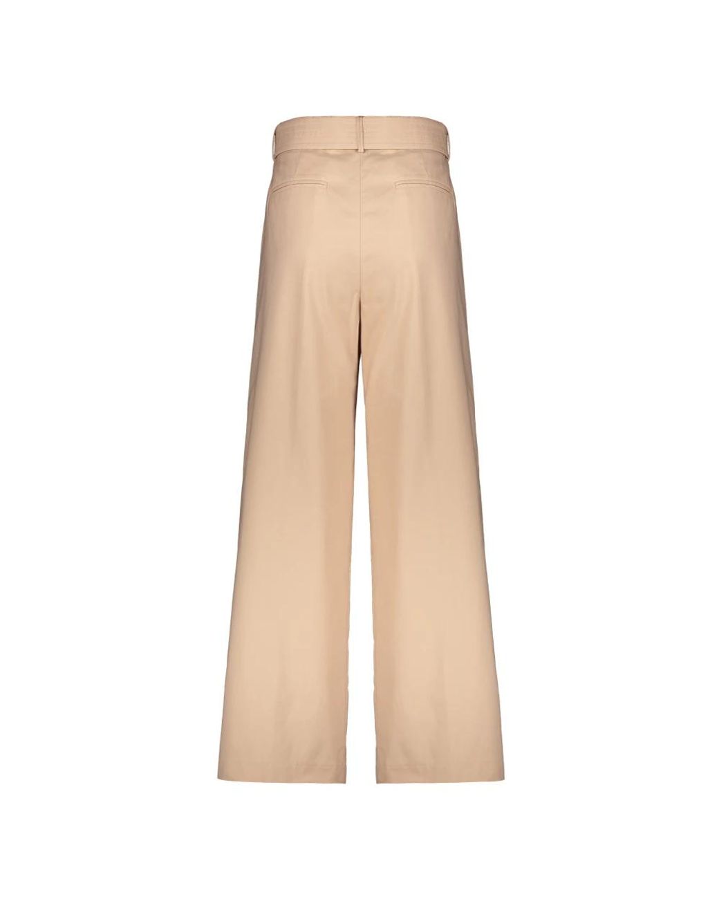 Moorer Natural Wide Trousers