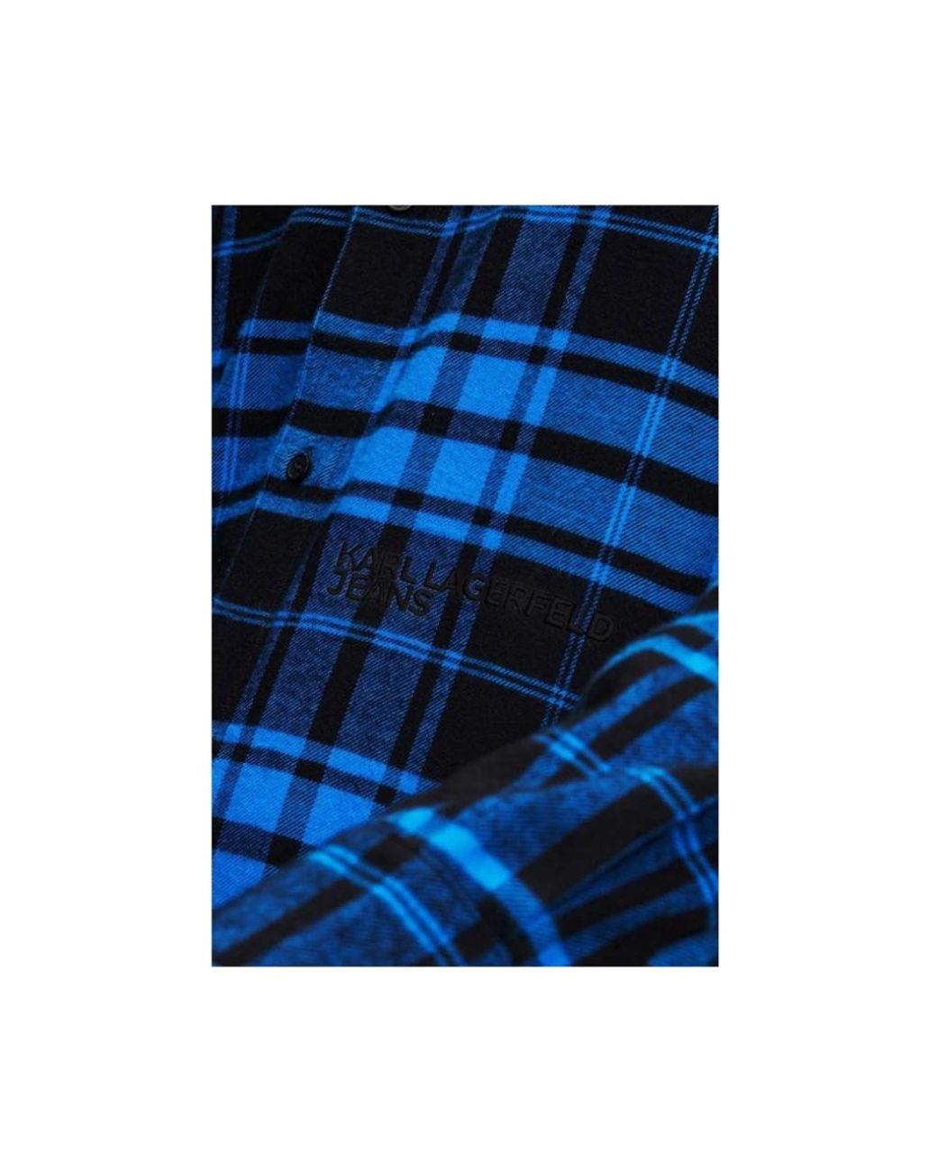 Karl Lagerfeld Blue Casual Shirts for men