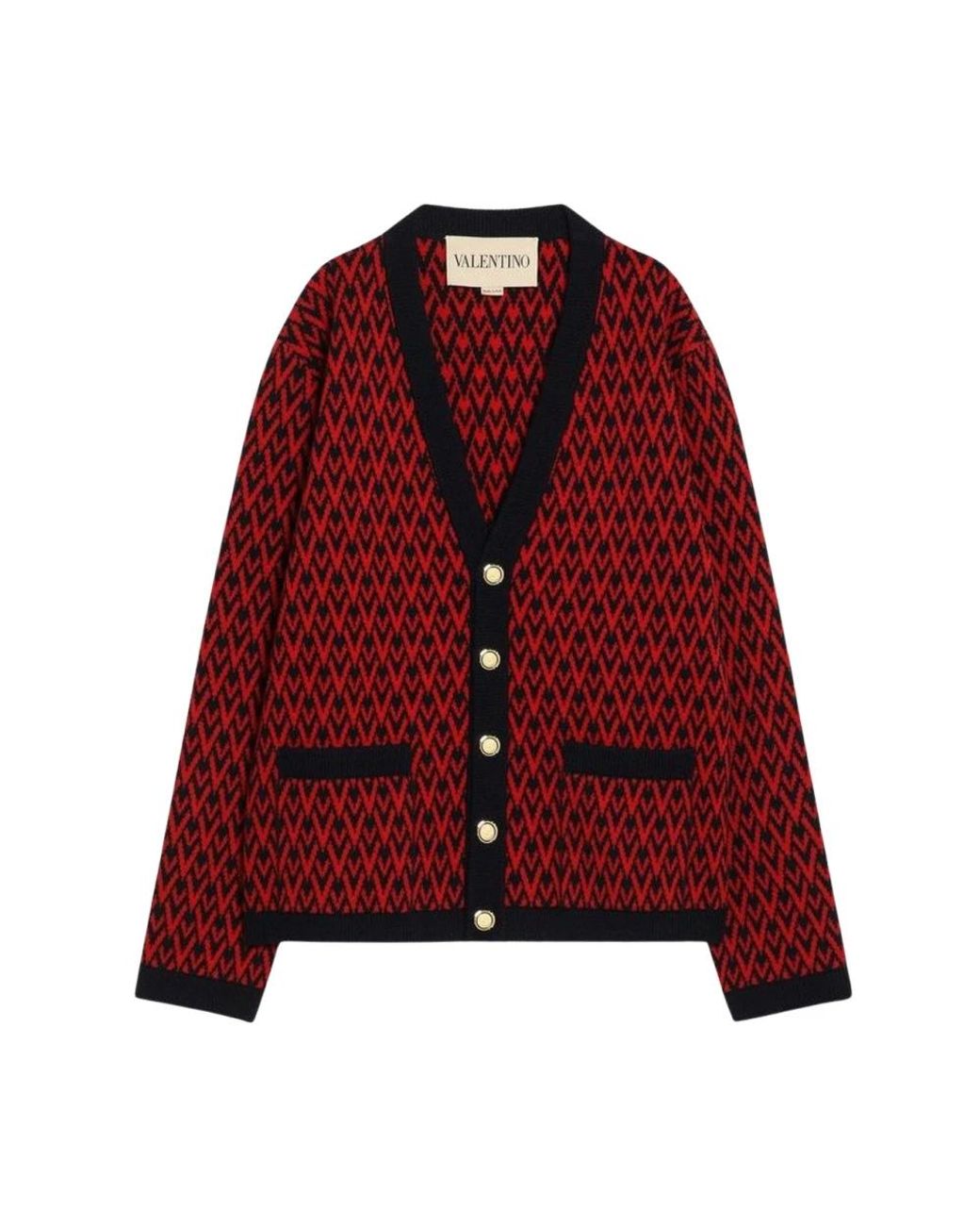 Valentino Red Cardigans for men