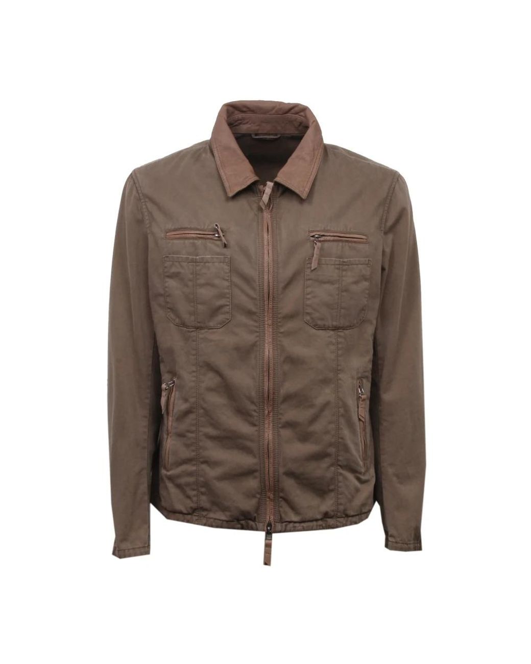 Gimo's Brown Light Jackets for men