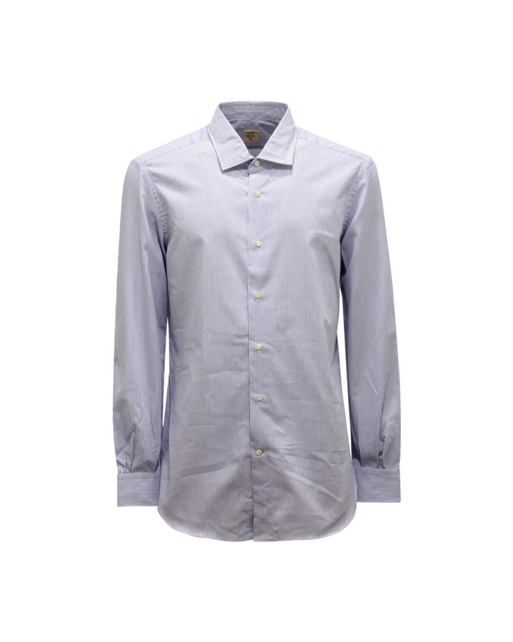 Mazzarelli Blue Casual Shirts for men