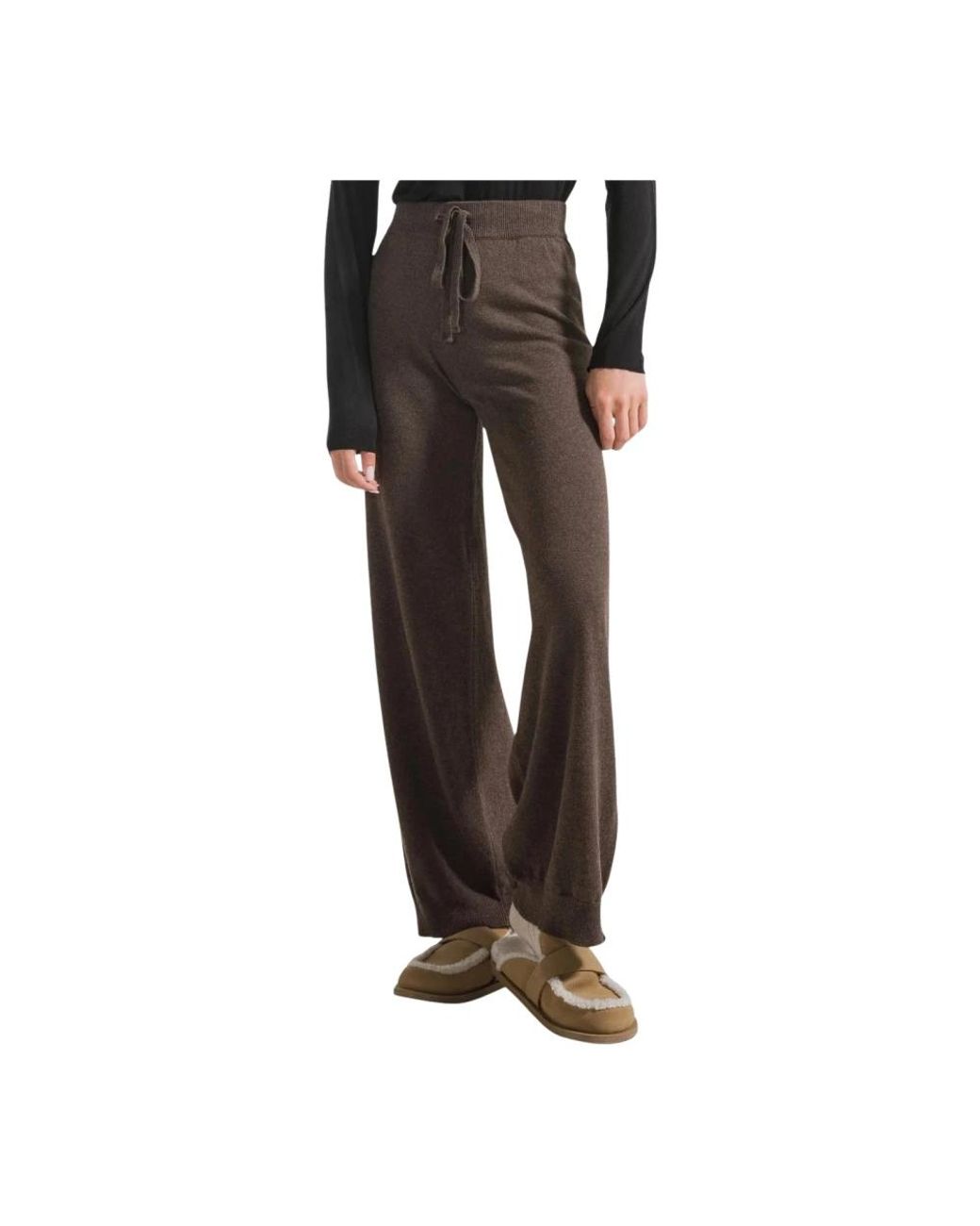 Deha Brown Wide Trousers