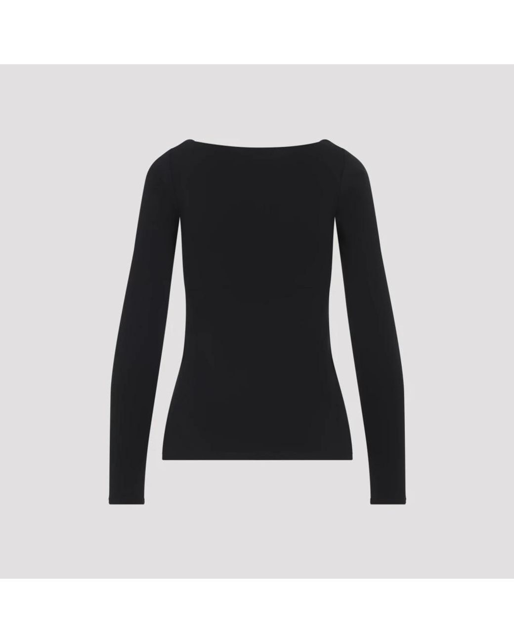 Elisabetta Franchi Black Long Sleeve T-Shirts