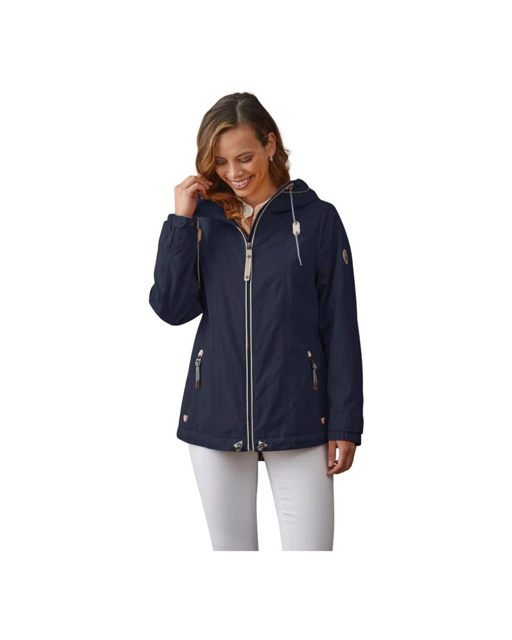 Junge Jassen ,Blauw ,Moderne Fit Jas Met Capuchon in het Blue