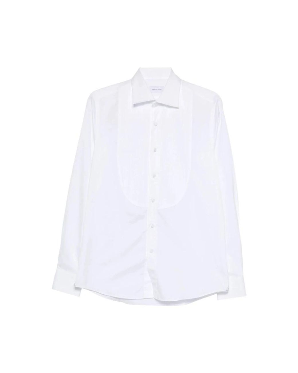 Tagliatore Shirt in het White voor heren