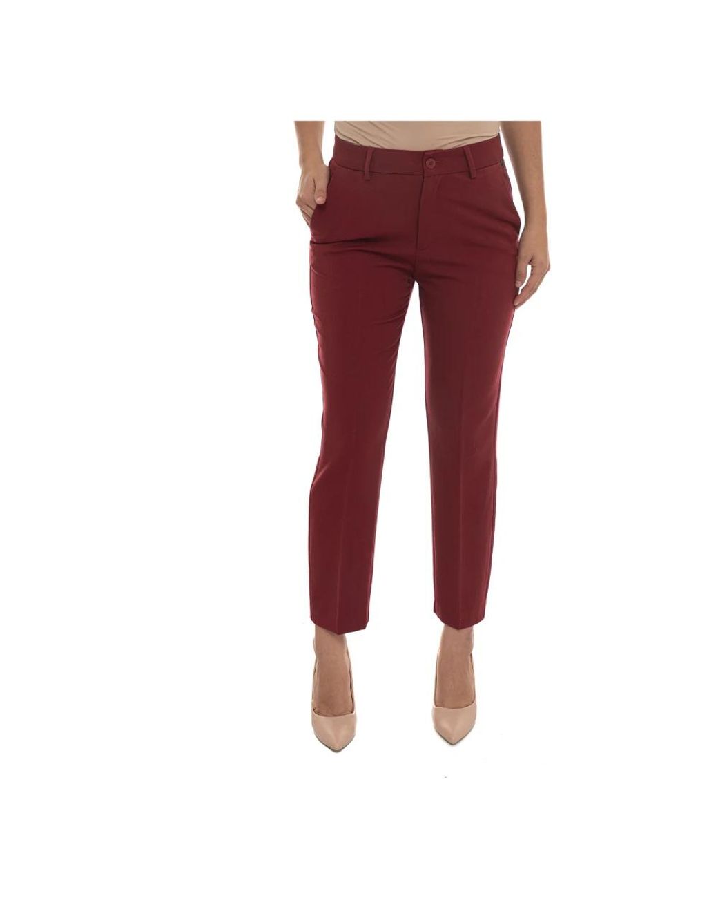 Liu Jo Red Chinos