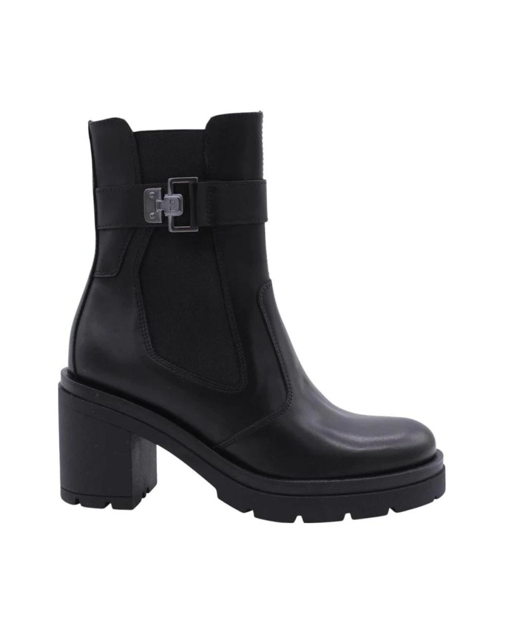 Nero Giardini Black Heeled Boots
