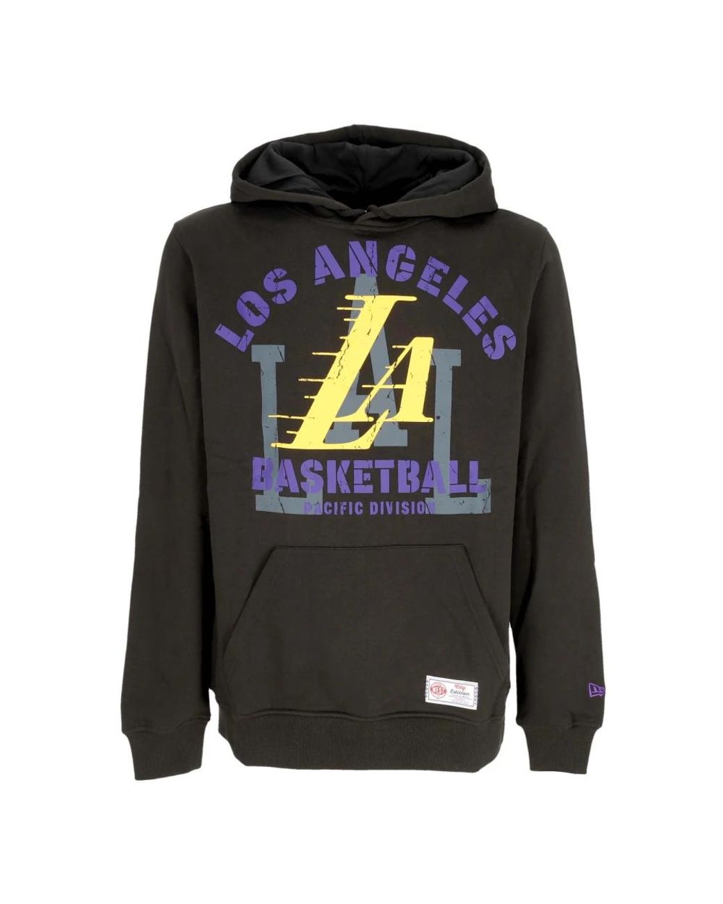 KTZ Hoodies & Sweatvesten ,Zwart ,Katoen Hooded Sweatshirt Nba Ce Loslak Original Team Colors in het Gray voor heren