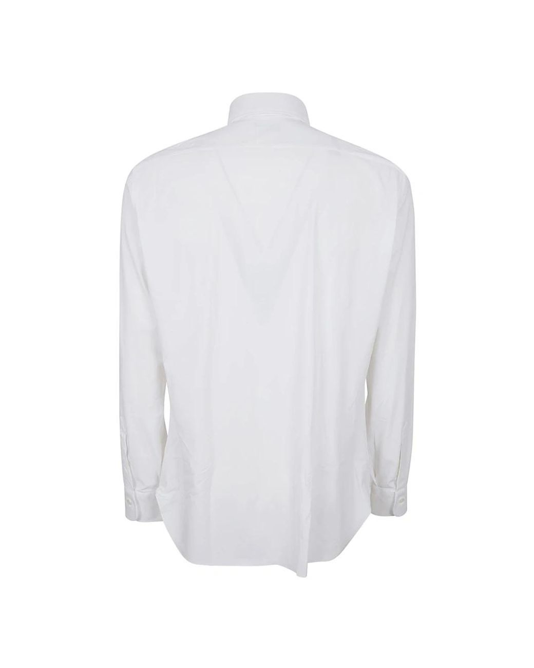 Barba Napoli White Formal Shirts for men