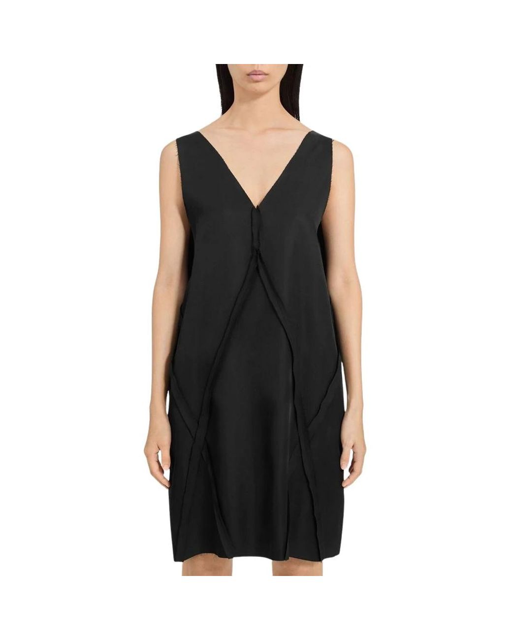 MM6 by Maison Margiela Black Short Dresses