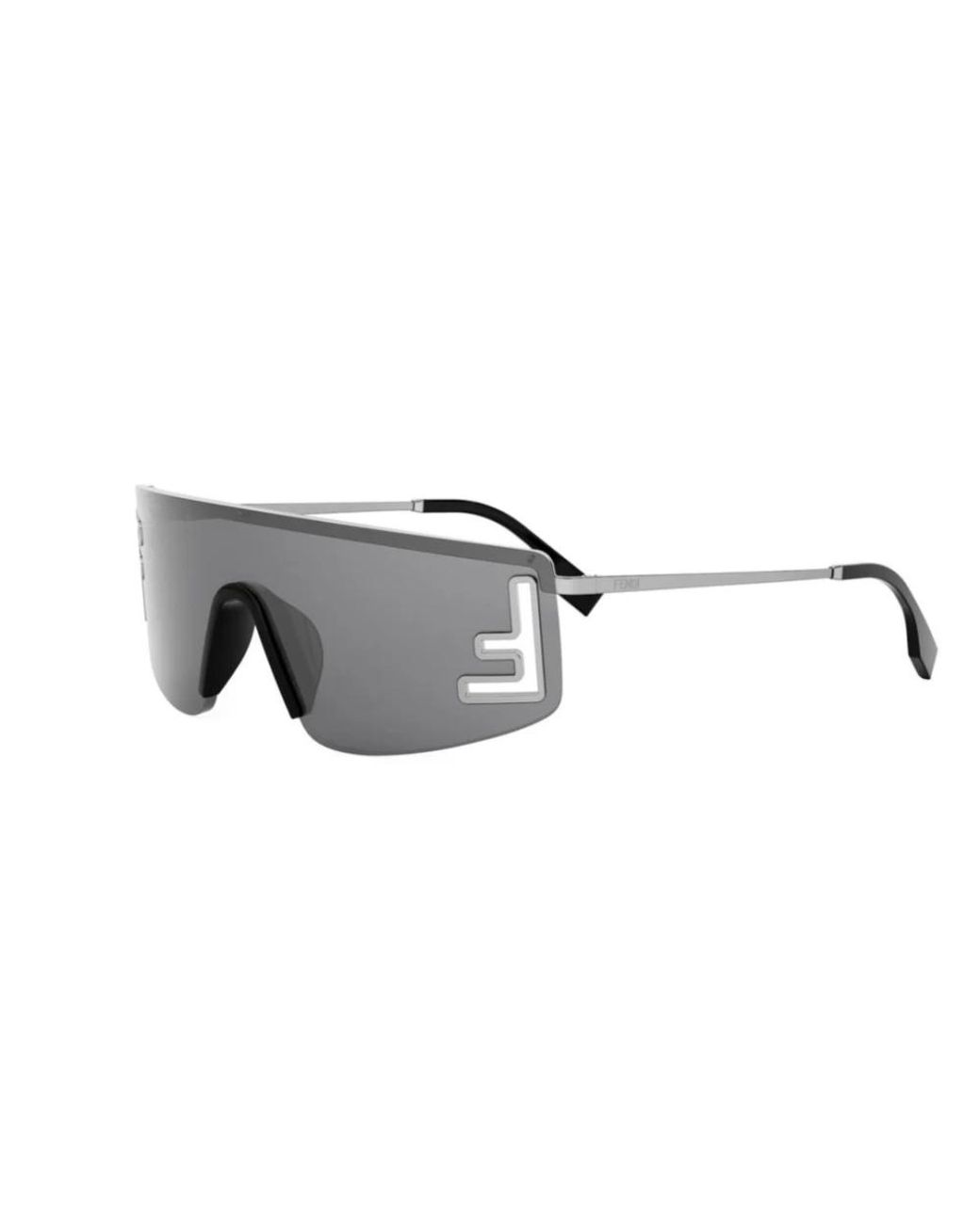 Fendi Gray Shield Sonnenbrille