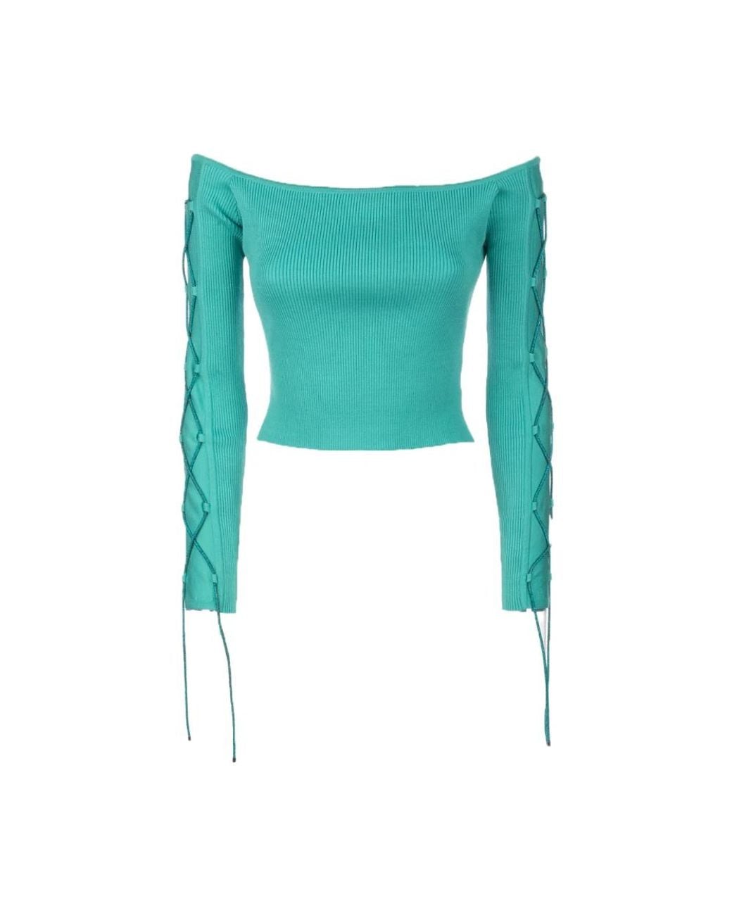 GIUSEPPE DI MORABITO Green Long Sleeve T-Shirts
