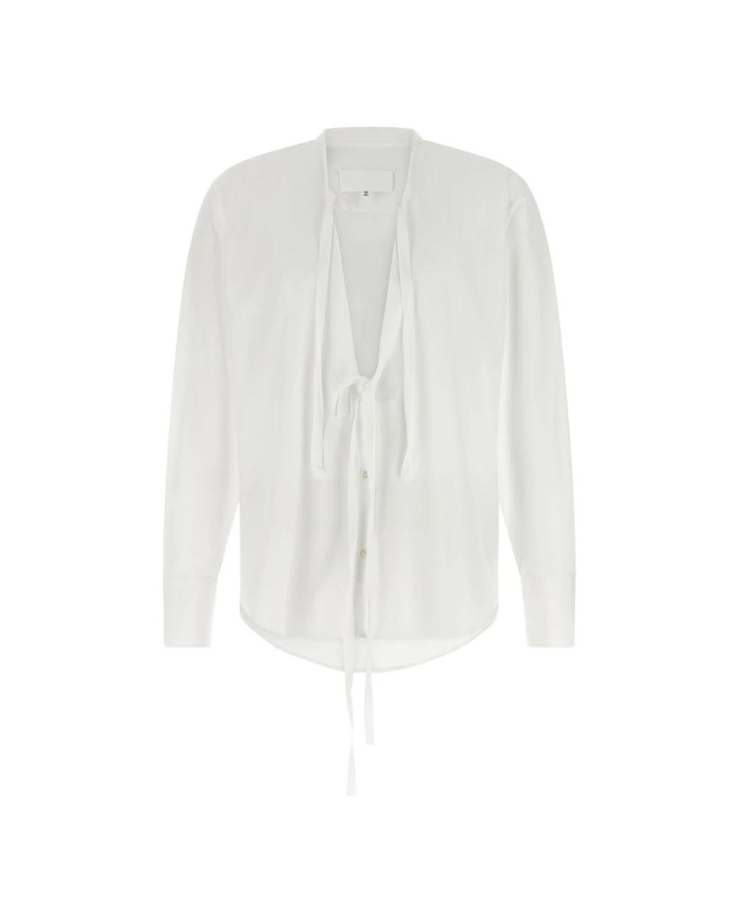 Maison Margiela White Long Sleeve T-Shirts for men