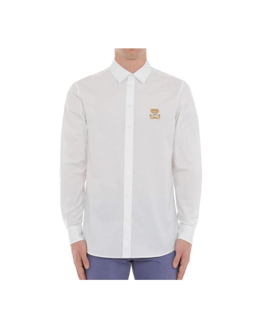 Moschino White Formal Shirts for men
