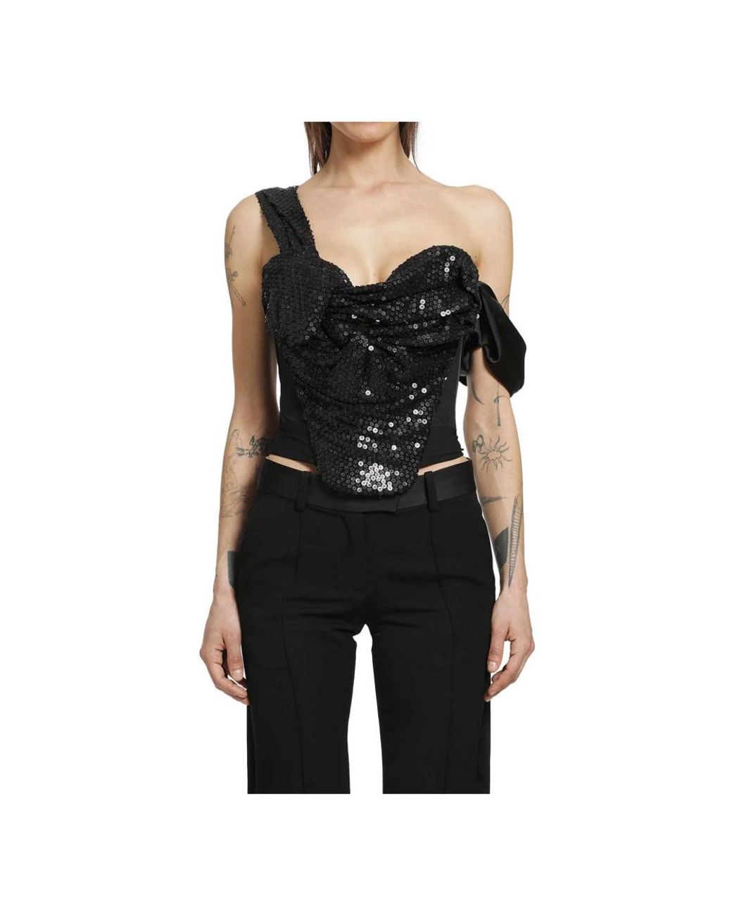 Vivienne Westwood Black Sleeveless Tops