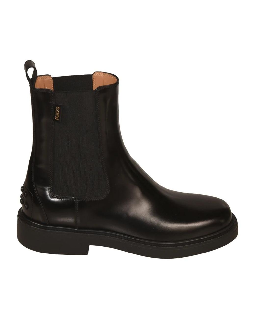 Tod's Black Chelsea Boots