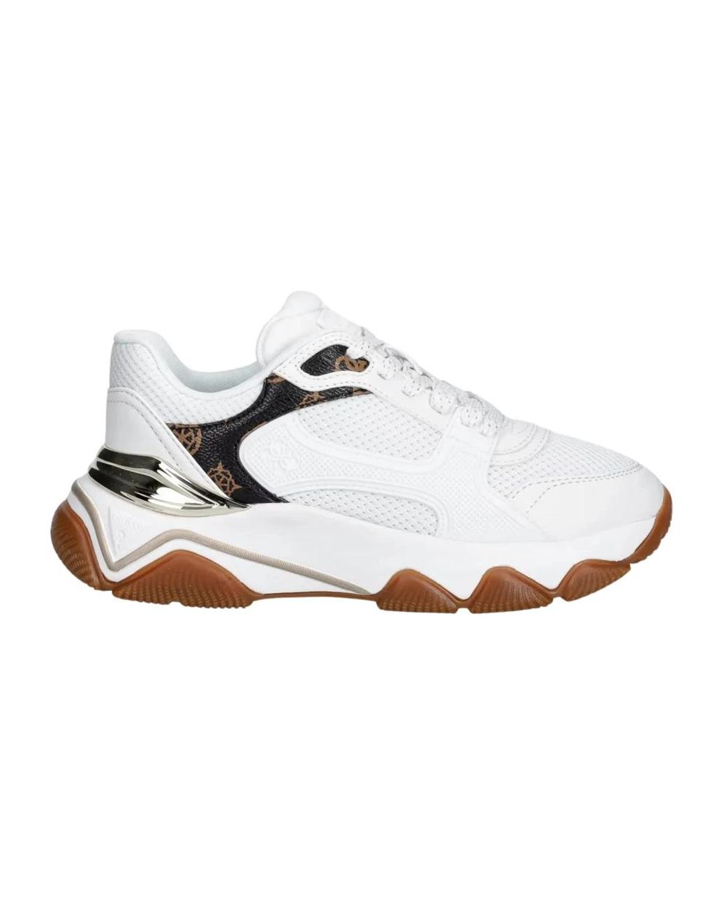 Guess White Mazzy Logo Running Shoes