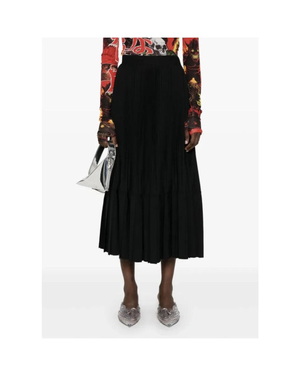 Midi Skirts Junya Watanabe de color Black