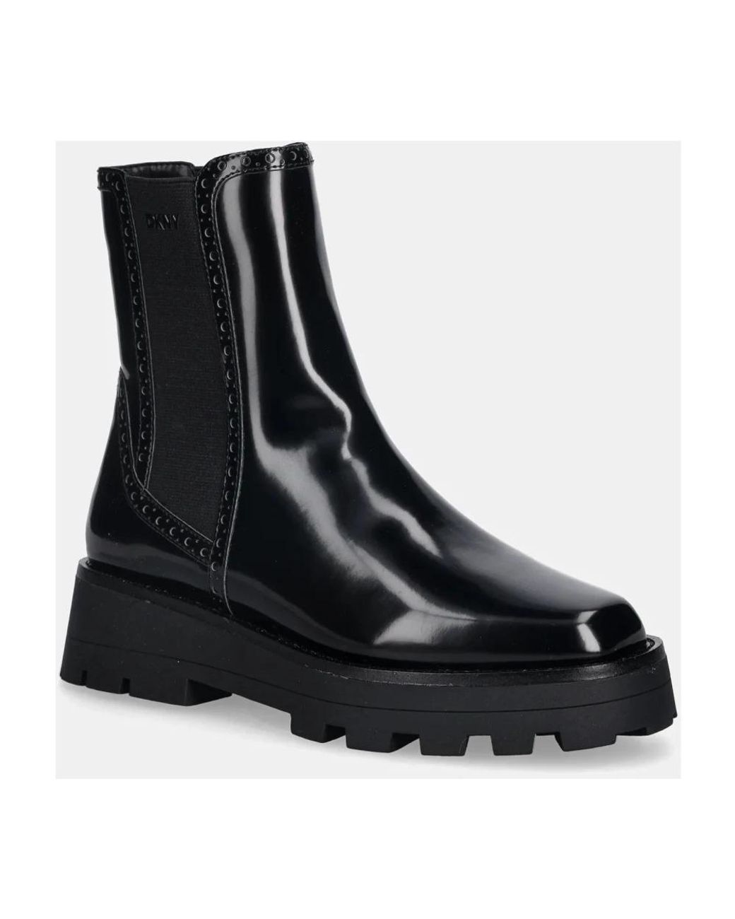 DKNY Black Sanchit Ankle Boots