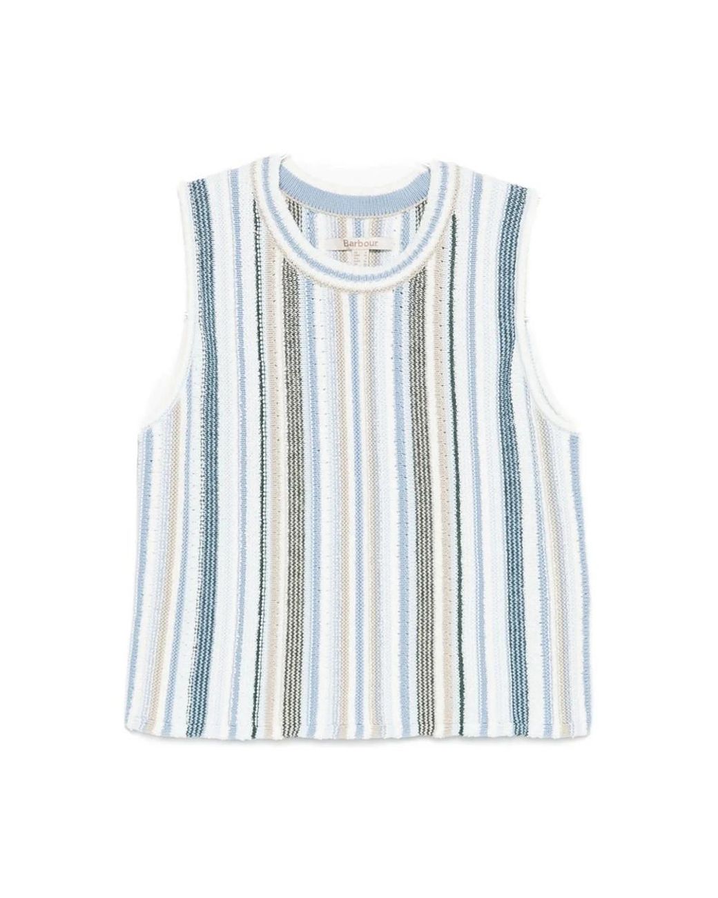 Barbour Blue Sleeveless Tops