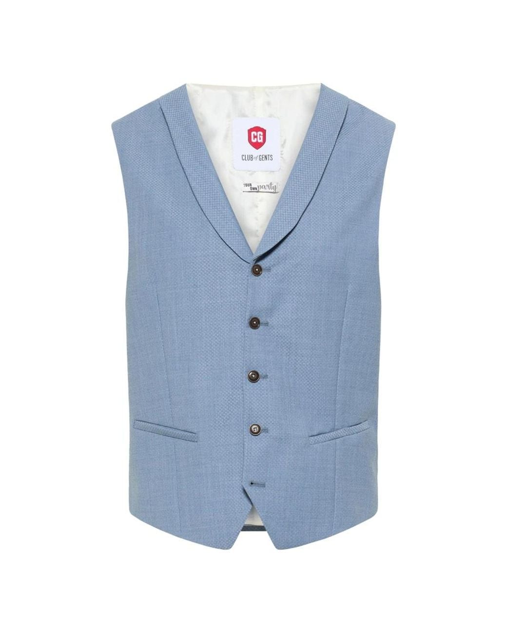 CLUB of GENTS Blue Waistcoats for men