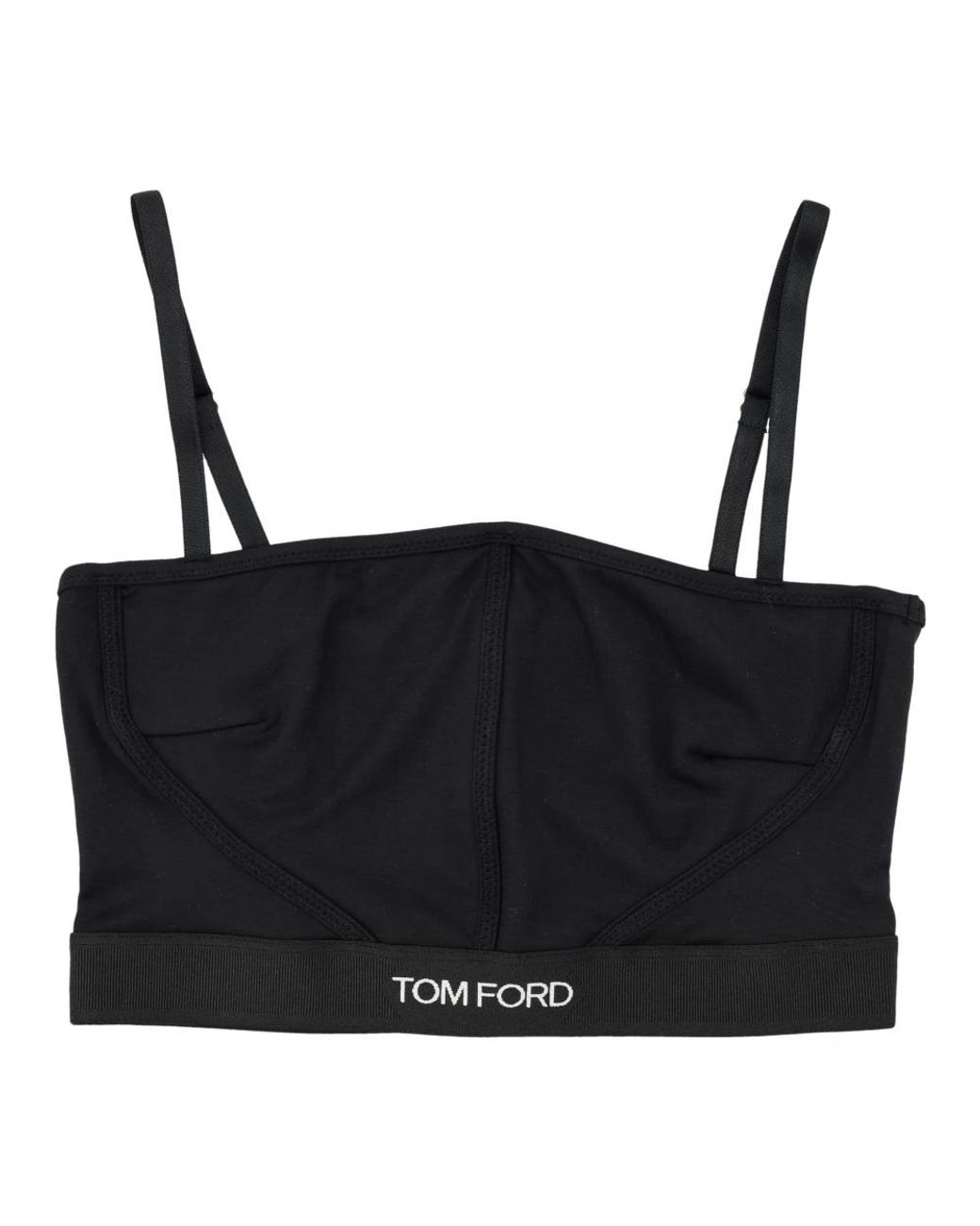 Tom Ford Tops ,Zwart ,Modal Signature Bh in het Black