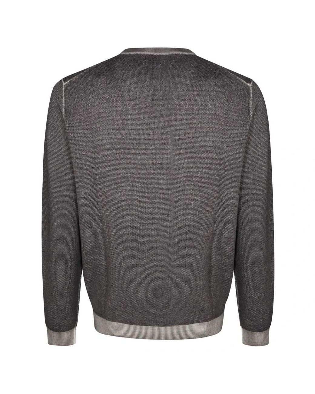 Sun 68 Gray Round-Neck Knitwear for men
