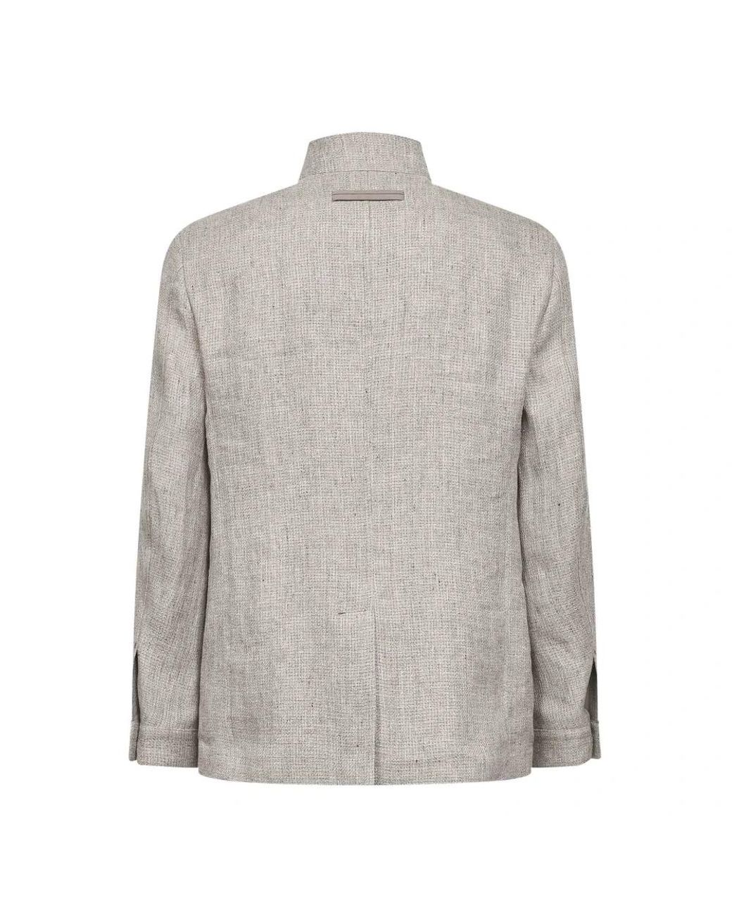 Zegna Gray Blazers for men