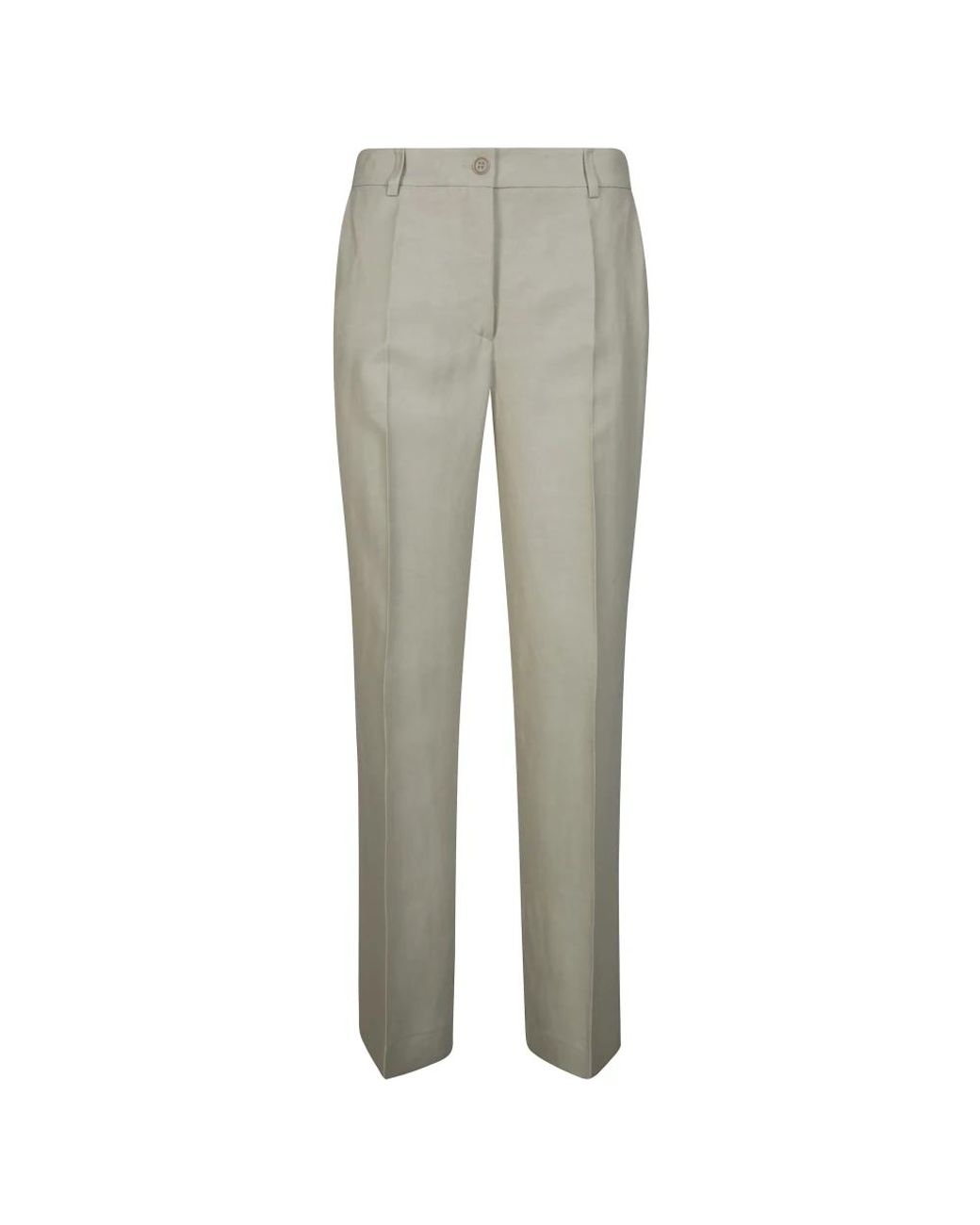 P.A.R.O.S.H. Geplooide Straight-Leg Broek in het Gray