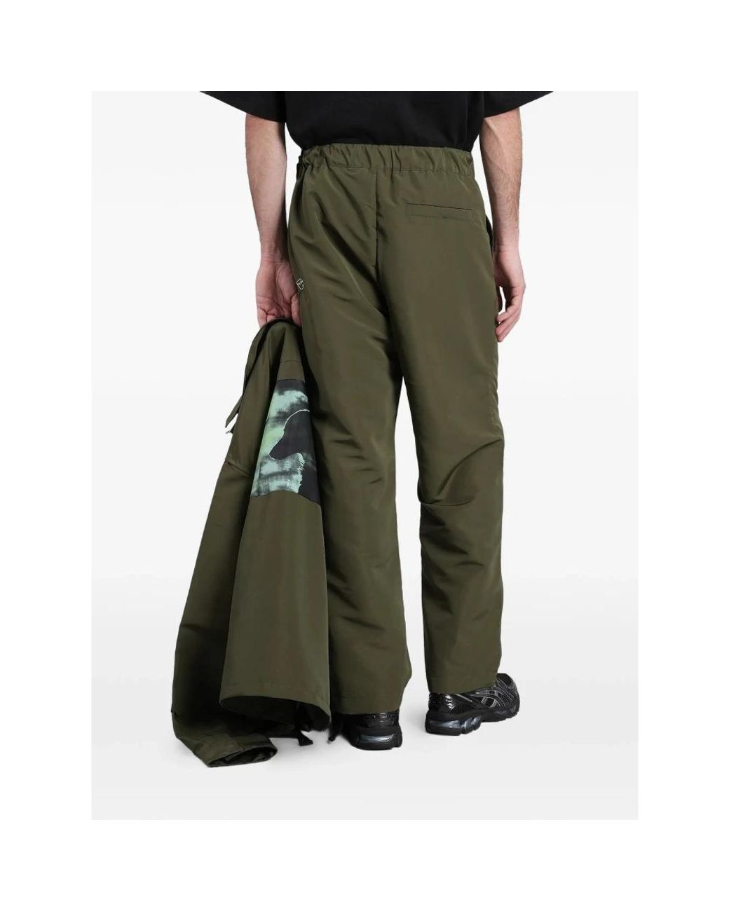 OAMC Green Straight Trousers for men
