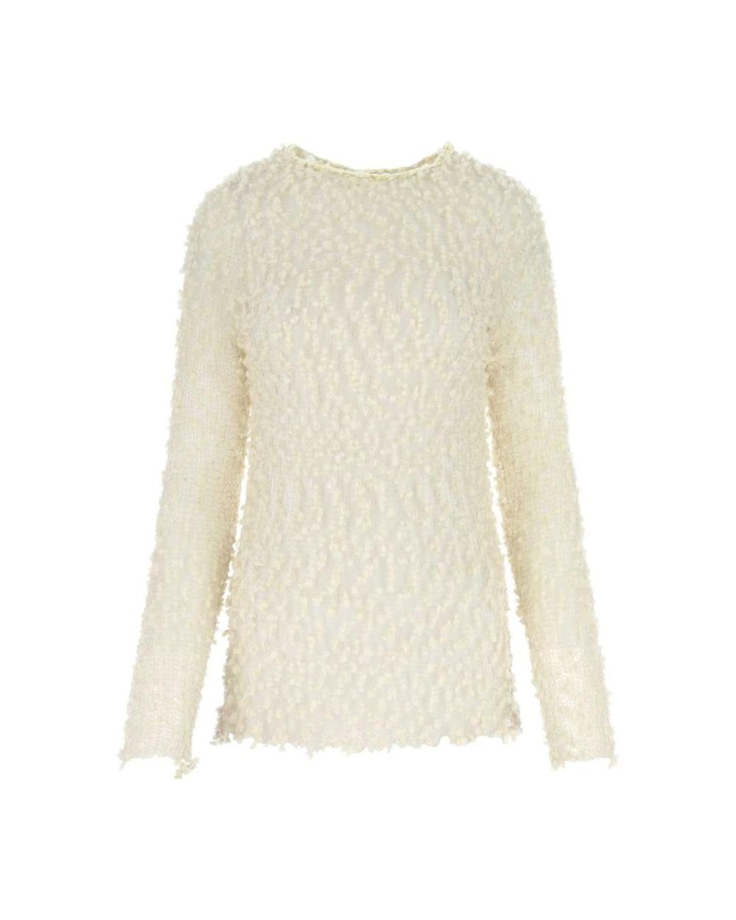 Round-Neck Knitwear Jil Sander en coloris White
