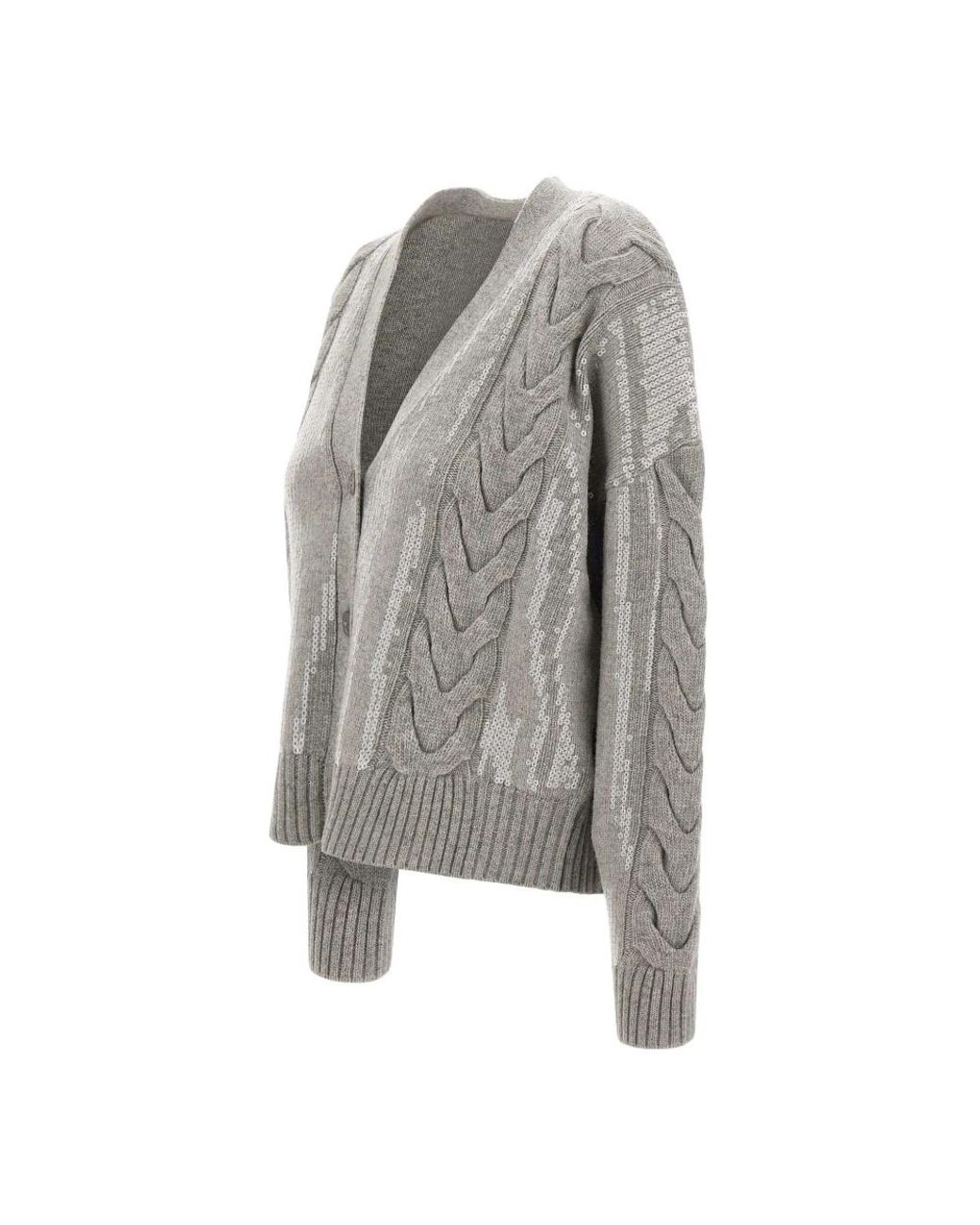 Cardigans Kaos de color Gray