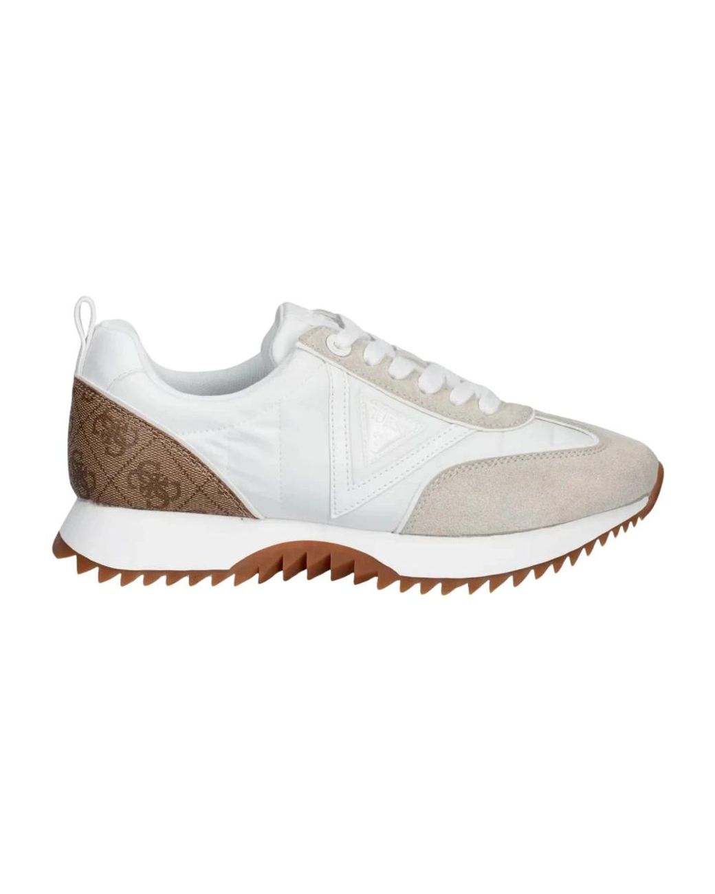 Guess White Bail Suede Laufschuhe