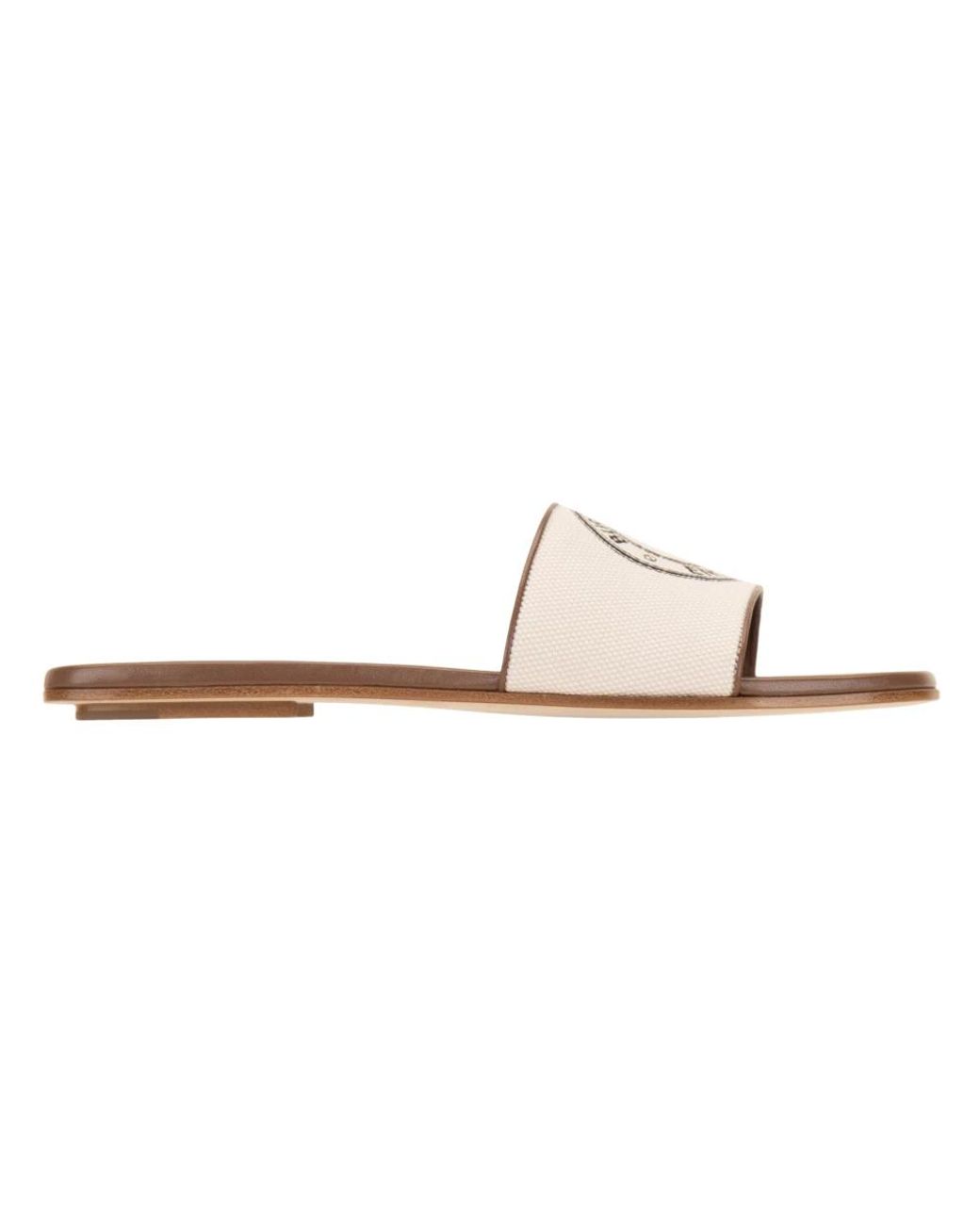 Burberry White Slipper