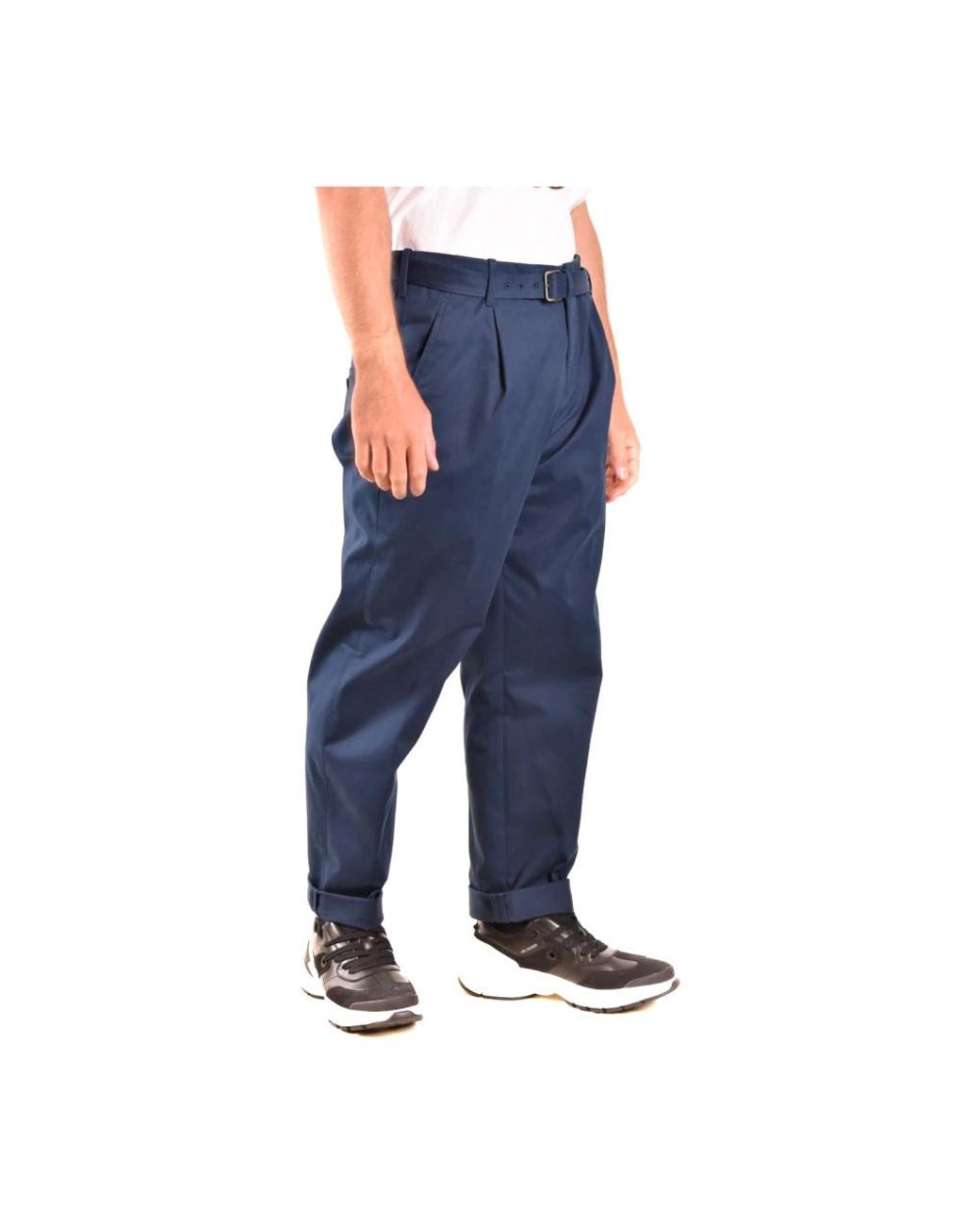 Neil Barrett Blue Slim-Fit Trousers for men