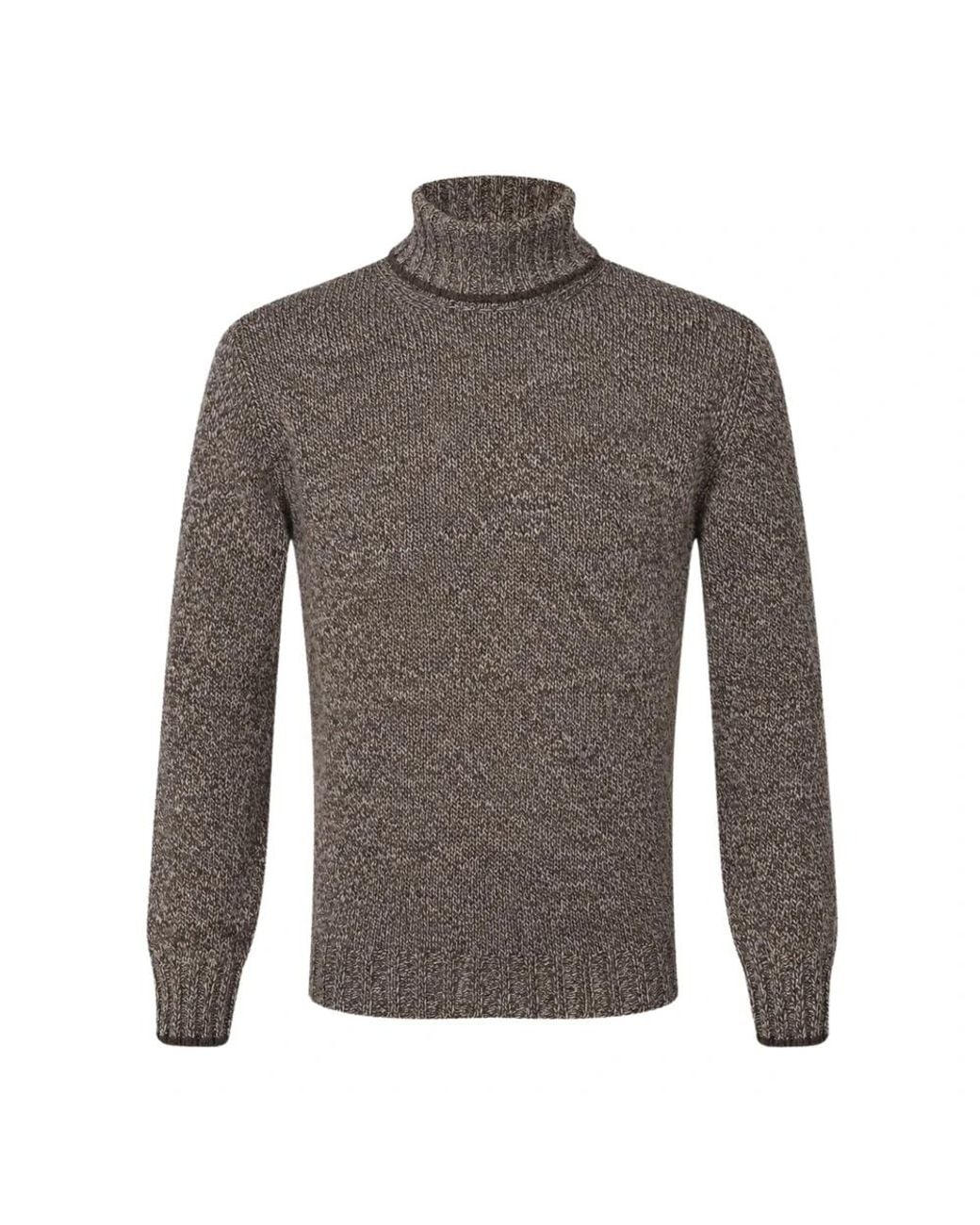 Gran Sasso Gray Turtlenecks for men