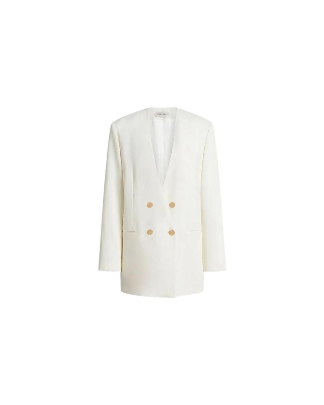 Alberta Ferretti White Blazers