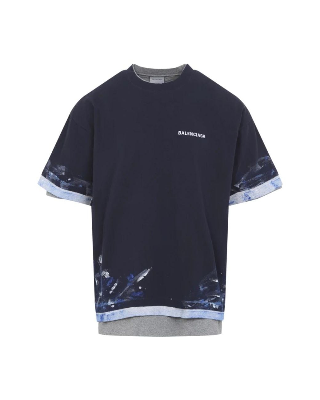 Balenciaga Blue T-Shirts for men