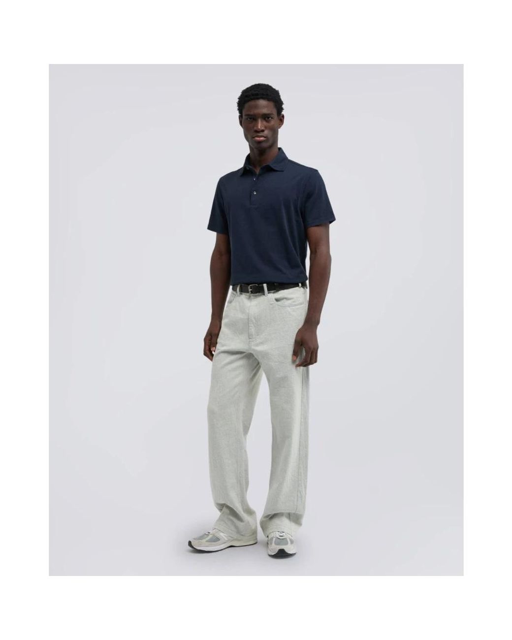 Aspesi Blue Polo Shirts for men