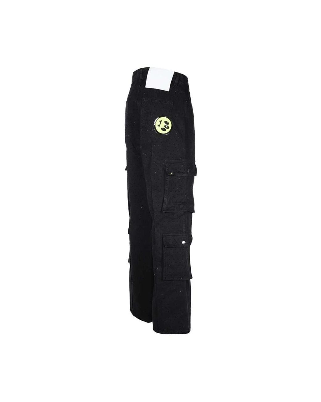 Barrow Black Wide Trousers